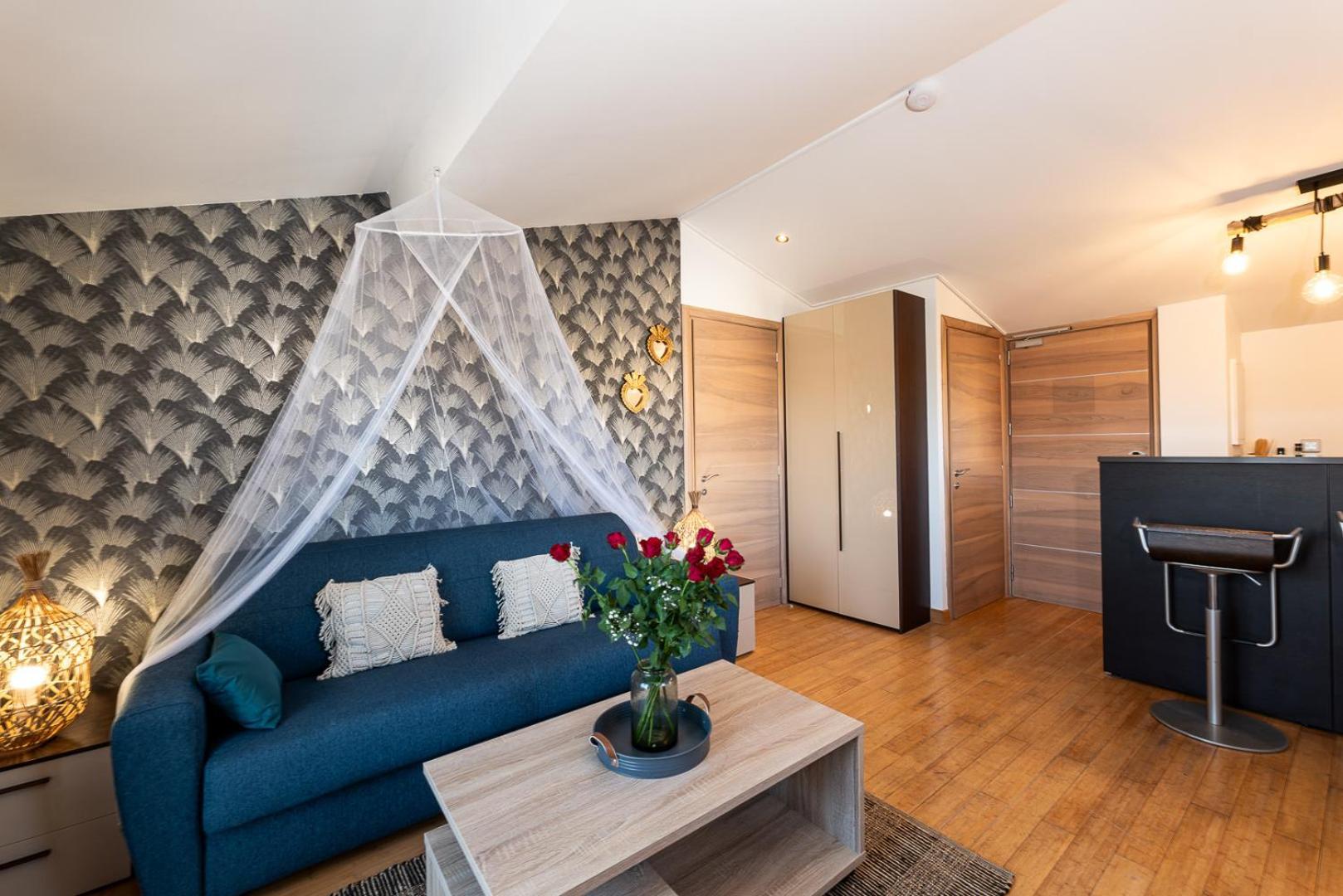 Studio Dernier Etage Le Nid D'Amour - Sejour Romantique, Mandara Beach, ฌวง-เลส์-แป็งส์ ภายนอก รูปภาพ