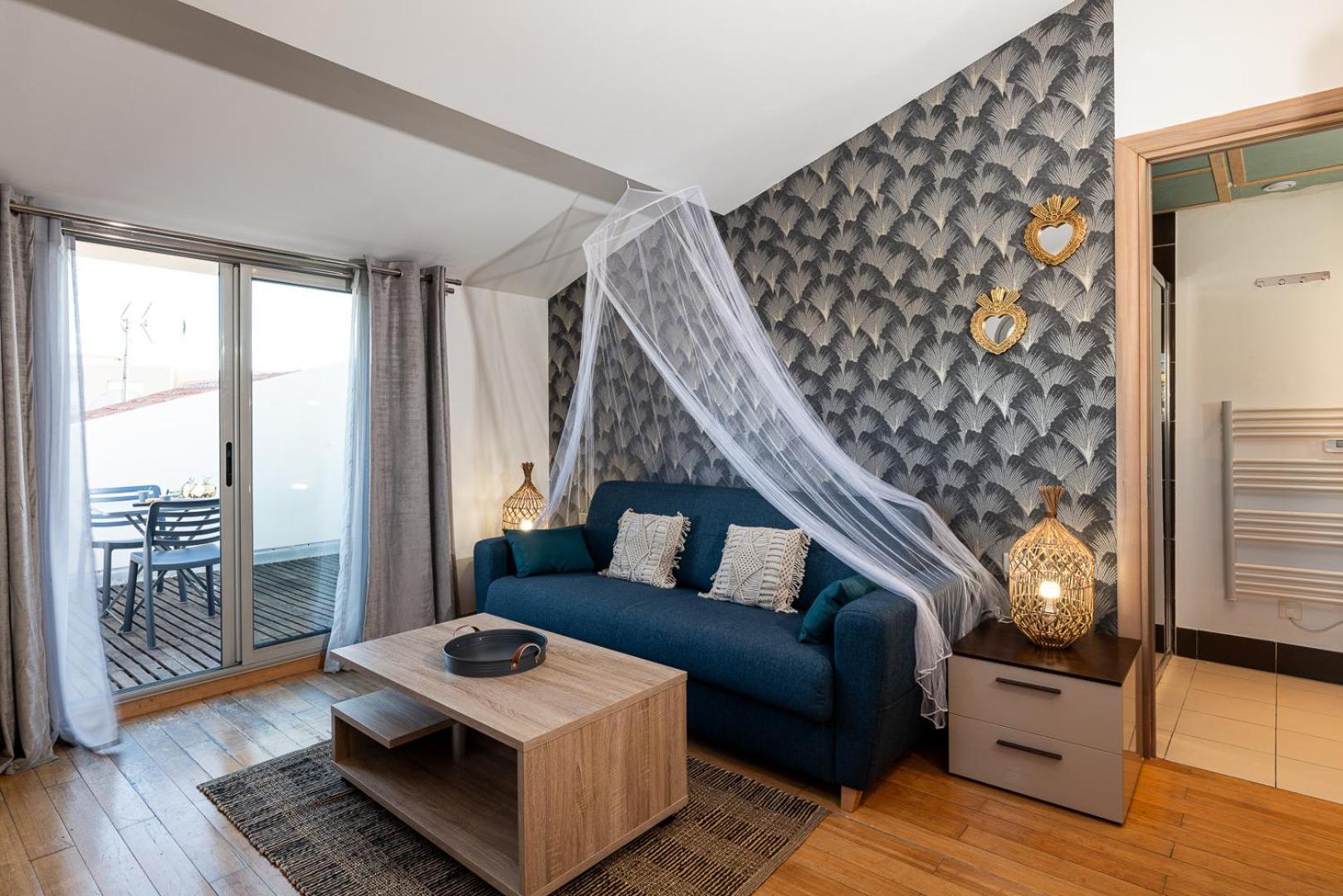 Studio Dernier Etage Le Nid D'Amour - Sejour Romantique, Mandara Beach, ฌวง-เลส์-แป็งส์ ภายนอก รูปภาพ